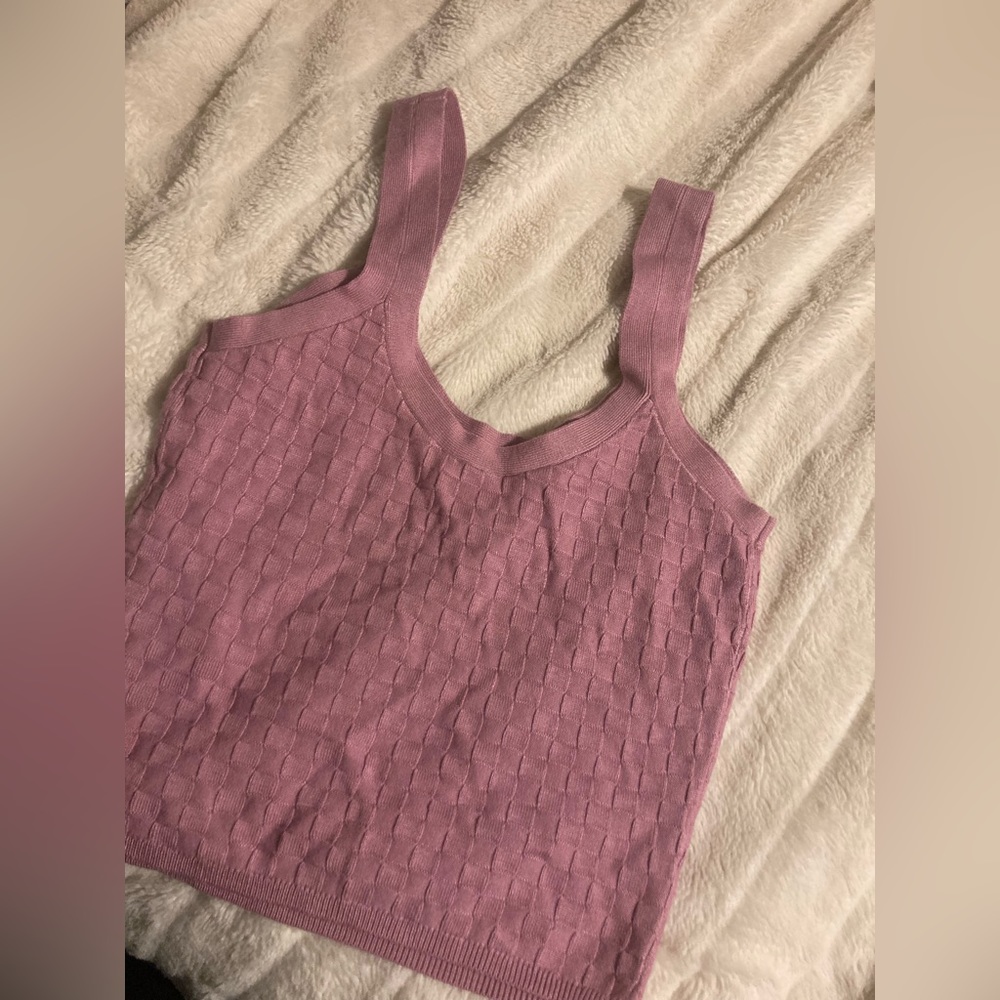 Abercrombie pink tank top